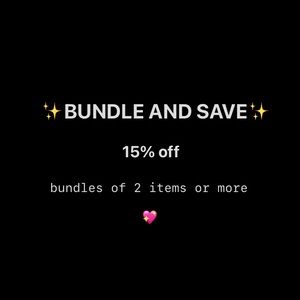 15% off 2+ items!